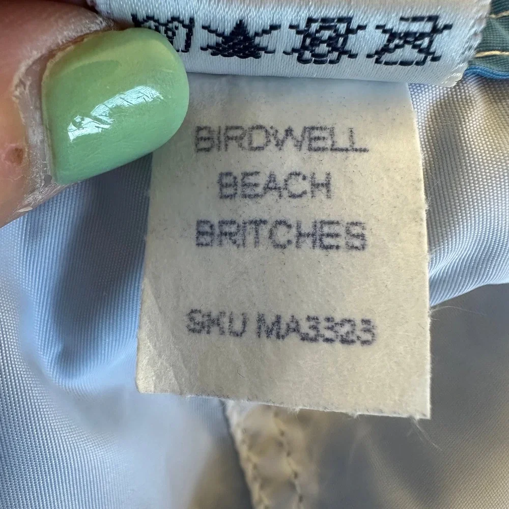 NEW Birdwell Beach Britches 323 Board Shorts Mens 28 Blue SurfNyl Made in USA